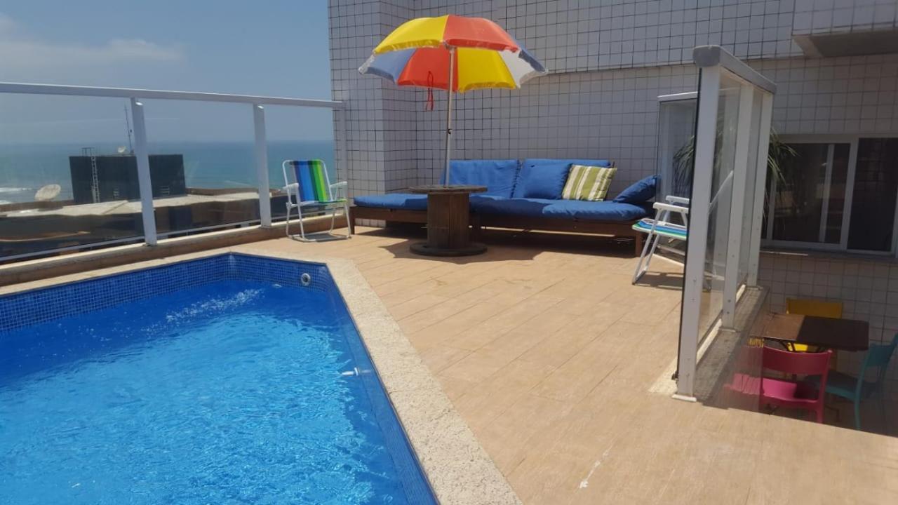 Cobertura Com Piscina E Churrasqueira Mongagua Sp公寓 外观 照片